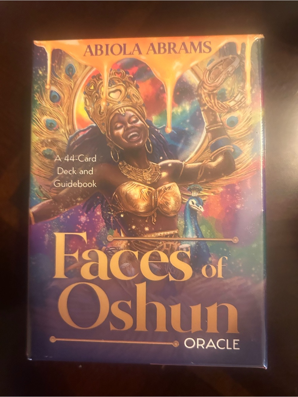 Faces of Oshun Oracle Deck by Abiola Abrams — Multicolor with Gold Accents